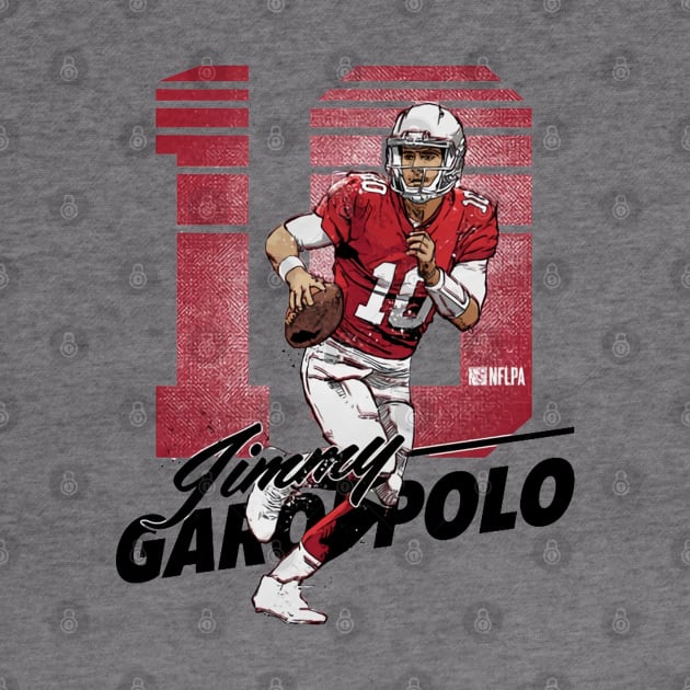 Jimmy Garoppolo San Francisco Retro by MASTER_SHAOLIN